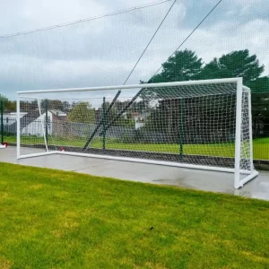 Portable Metal Aluminum 11v11 Tube Soccer Goal Soccer Net Training Durable Folding Soccer Goals