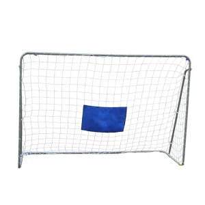 Portable Metal Frame Football Net Soccer Goal with Shooting Target