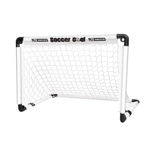 Portable Middle-Size Soccer Goal Collapsible Steel Training Football Gate Net