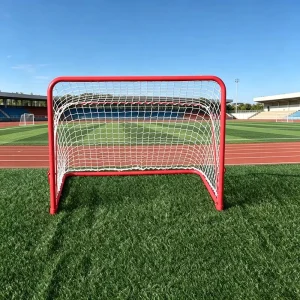 Portable Mini Iron Heavy Duty Football Goal Foldable Soccer Net Set for Children Indoor Outdoor Practice