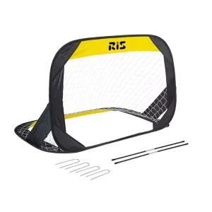 Portable Mini Pop-Up Steel Soccer Goal in Bulk for Improved Passing and Shooting Accuracy Training with Carrying Bag