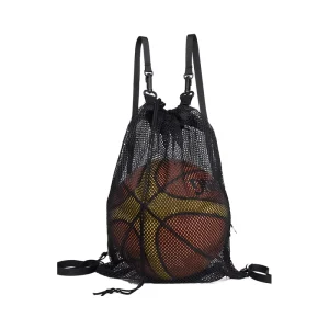 Portable Multi Functional Outdoor Basketball Volleyball Storage Net Bag Polyester Wear Resistant Durable Training