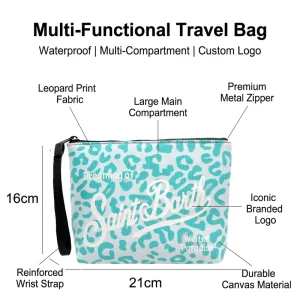 Portable Multi-functional Storage Bag for Business Trips and Travels Multi-color Striped Waterproof Travel Bag