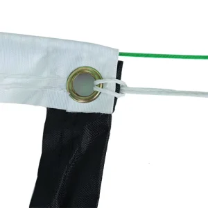 Portable Outdoor HDPE Beach Volleyball Net Set Black Court Equipment Great Value for Outdoor Sports