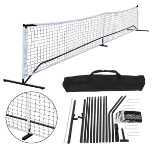 Portable Pickle Ball Machine Set Kids Volleyball Badminton Tennis Custom Pickball Net With Set Pickleball Court