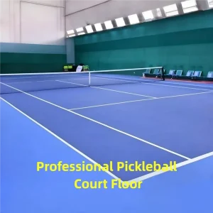 Portable Pickleball Court Floor Mat Roll Out PVC Vinyl Non Slip All Weather Use Outdoor Indoor