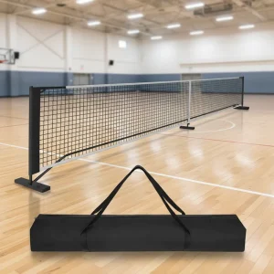Portable Pickleball Net Professional Quick Set Net with Nylon Carry Bag for Indoor Outdoor Court Play Training & Entertainment