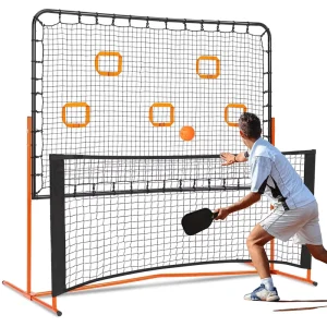 Portable Pickleball Practice Rebound Net 6x6ft Indoor and Outdoor Pickleball Training Net