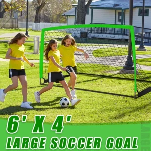 Portable Pop up Soccer Goal Mini Kid Soccer Goals for Backyard Indoor and Outdoor