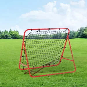 Portable Rebound Soccer Goal for Baseball and Softball Durable Steel Frame with PE Net