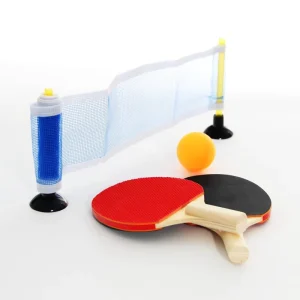 Portable Retractable Ping Pong Net Set with Indoor Table Tennis Rackets Sports Entertainment Product