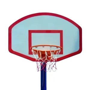 Portable SMC Basketball Backboard Wall Mounted for Kids and Adults Indoor Play with Hoop Court Equipment