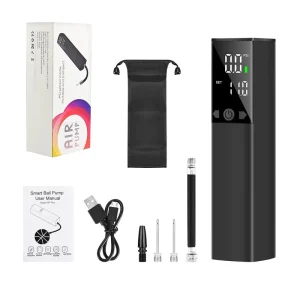 Portable Smart Electric Ball Pump with LED Light for Sport Balls Basketball Pump
