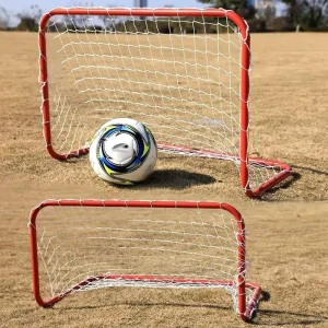 Portable Soccer Football Goals Small Mini Lightweight Training Equipment for Indoor and Outdoor Use