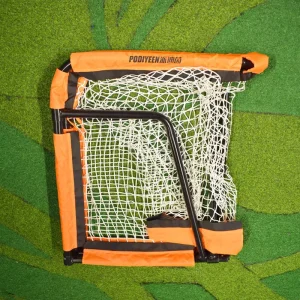 Portable Soccer Goal Net with Steel Frame Easy to Assemble for Backyard and School Use