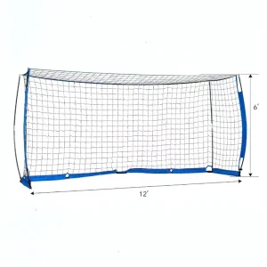 Portable Soccer Goal Set 12×6 ft Soccer Goal for Backyard Practice