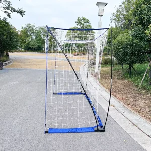 Portable Soccer Goal Set 2.4×1.7m Foldable Football Net Soccer Goal Folding Soccer Goal for Outdoor and Indoor Training