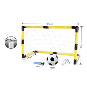 Portable Soccer Goal Set Sporting Training Soccer Target Goal Football Goal for Kids Shooting Practice