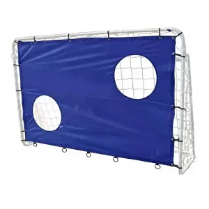 Portable Soccer Goal Target Net Blue Training Rebounder Parent Child Interactive for Kids Adults Indoor Outdoor Equipment
