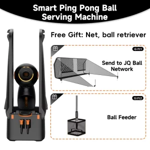 Portable Sports Table Tennis Robot CE Certification Professional Automatic Programmable Ping Pong Ball Serving Machine Training