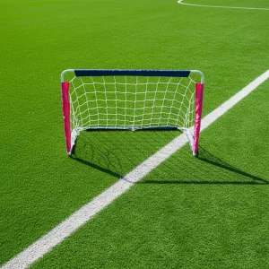 Portable Steel Tube Polyester Net Mini Kid Soccer Goal Tube Dia 19mm Football Soccer Sport Door