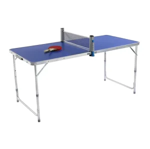Portable Table Tennis Game Set With 2 Table Tennis Paddles 3 Balls and 1 Net Adjustable for Indoor Outdoor Game