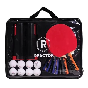 Portable Table Tennis Paddles Outdoor Table Tennis Racket Control All-round Suit for Middle-level Player