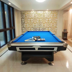 Power American 9 Ball Slate Billiards 8ft 9ft Pool Tables Customizable