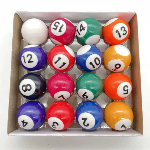 Practical Plastic 25mm Mini Billiards Pool Table Accessories for Kids Durable 2 Players Family Party Games