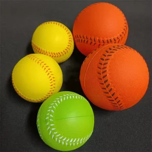 Practice Baseballs Tballs Safe Throwing Catching and Batting Practice Foam Baseballs Softballs Foam Training Ball for Beginners