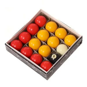 Premium 50.8mm 2inch Billiard Red and Yellow Pool Ball Set