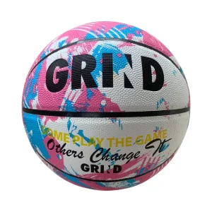 Premium Custom Size Indoor Outdoor Training Games Basketballs with Durable PU Material