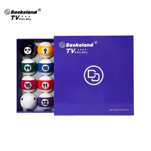 Premium Original Phenolic Resin 57.2mm (2-1/4″) Complete Set of 16pcs Pool Ball Panda Edition Billiard Balls Set