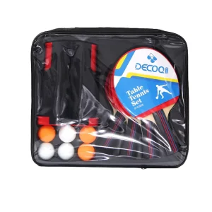 Premium Professional DECOQ DK 24 Table Tennis Set Portable Eco Friendly Durable Customized Logo Fast Speed 4 Star Rackets 3 Star
