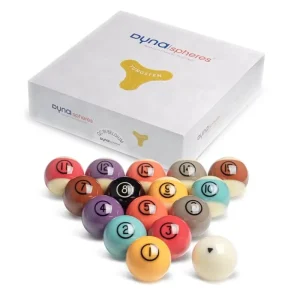 Premium Quality Resin Billiard Ball Set Original Dynasphere 57.2mm American Pool Balls 16pcs Luxury Style Tournament Use 3.5kg