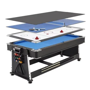 Price 4in1 Game Table 7 Feet Long Indoor MDF Rotating Multi Function Table Tennis Game Billiard Tables