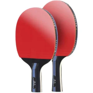 Pro Table Tennis Racket High Elastic Straight Handle Beginner Primary School Training Rubber Blade