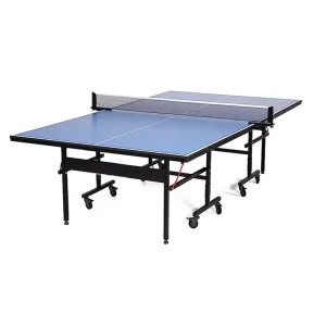 Professional 15mm Durable Eco Friendly Indoor Training Sport Table Tennis Set Foldable Movable Table with Casters