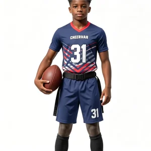 Professional 7v7 Flag Football Jersey Vibrant Flag Football Wear for Youth