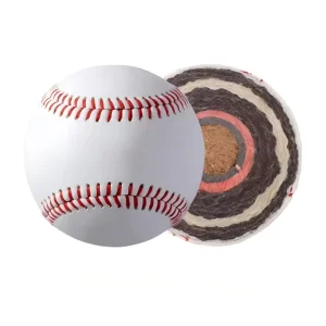 Professional 9 Inch Baseball Softball for Competition Cowhide Leather with Wool Center