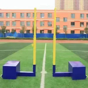 Professional Adjustable Movable Steel Aluminum Badminton Volleyball Post with Net System for Export