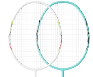 Professional Aluminum Composite Badminton Racket Stock Allow Low MOQ 2pcs Set Factory OEM Acceptable