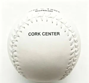 Professional Baseball and Softball 12-Inch White SB-120I Pk Wooden Core Softball