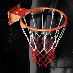 Professional Basketball Goal System Complete Set with Chain Net Adjustable Pole and Portable Base