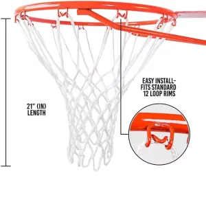 Professional Basketball Net Thickened Standard Frame Rim Net Durable Court Equipment