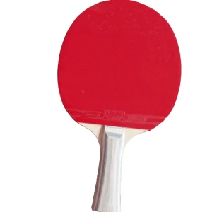 Professional Best C TOP ZT PO1A Pure Wood & Elastic Rubber 5 Ply Black & Red Straight Grip Table Tennis Racket