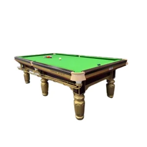 Professional Billiard Table Pool Table for Club Use Custom Size with Slate Rubber Wood Cushions