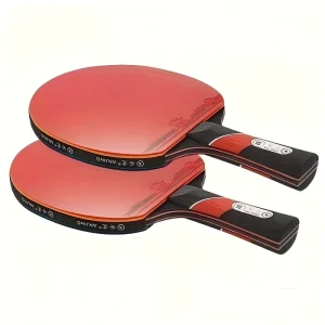 Professional Carbon Table Tennis Paddle Custom Logo ITTF Certified Ping Pong Rubber Racket Wood Carbon Fiber Material Portable