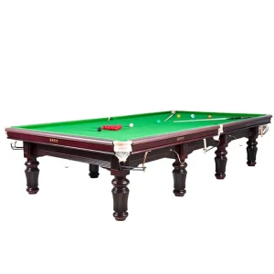 Professional Certification Solid Wood Star 12ft Snooker Billiard Table
