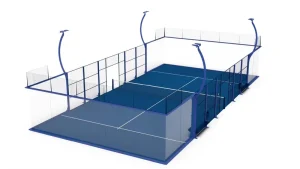 Professional Covered Padel Court Sports Equipment Padel Tennis Court System